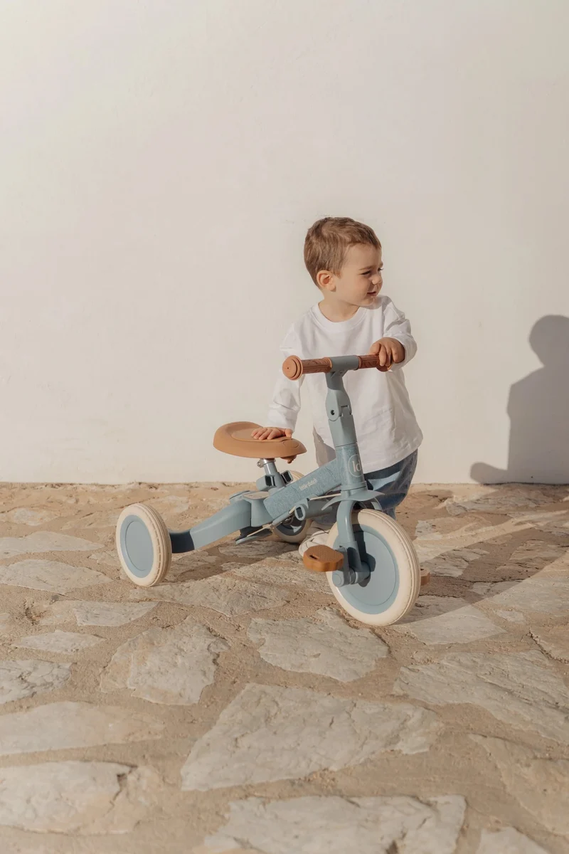 Triciclo con barra Safari Dreams Azul · Little Dutch