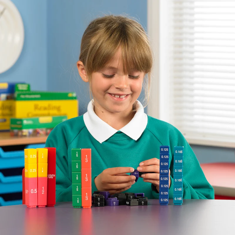 Torre de fracciones Cubos de equivalencia · Learning Resources
