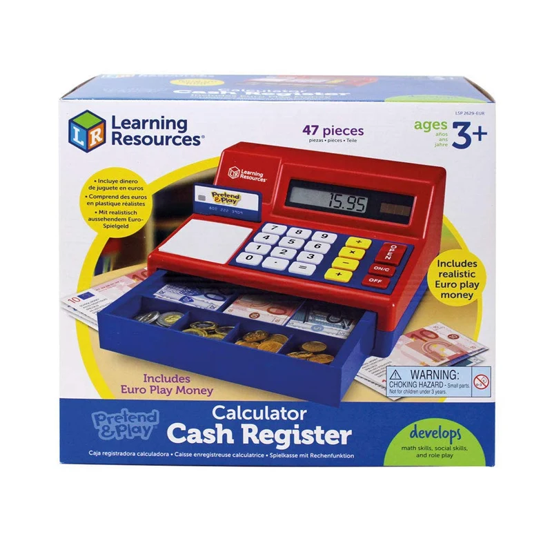 Caja registradora con Euros · Learning Resources