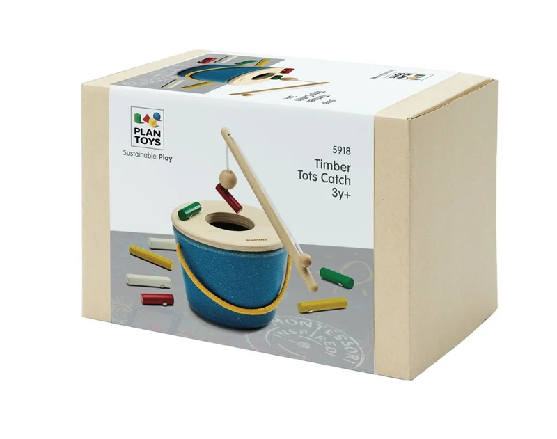 Cubo pesca los troncos · Plantoys