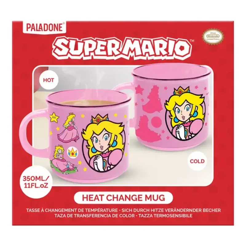 Taza Termo-reactiva Princess Peach – 350ml Paladone