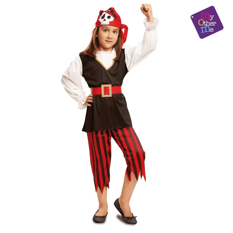 Disfraz de Pirata calavera 3-4 años infantil
