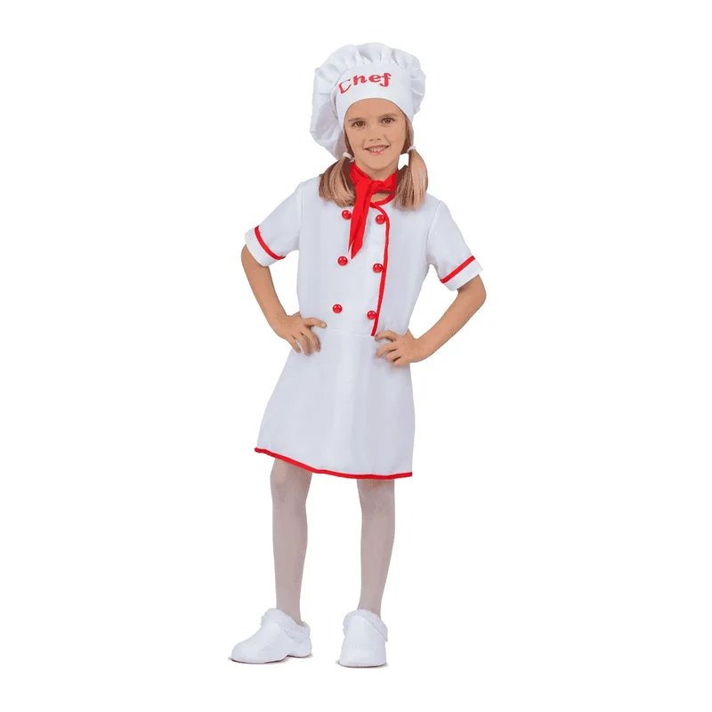 Disfraz de Lady chef 5-6 años infantil