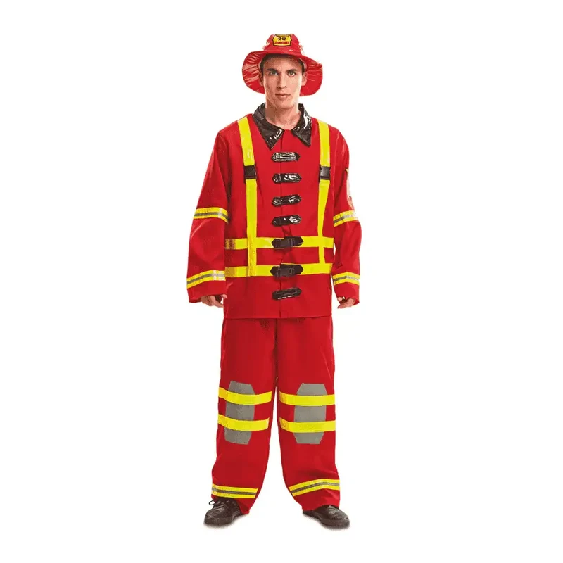 Disfraz de Bombero adulto talla ML