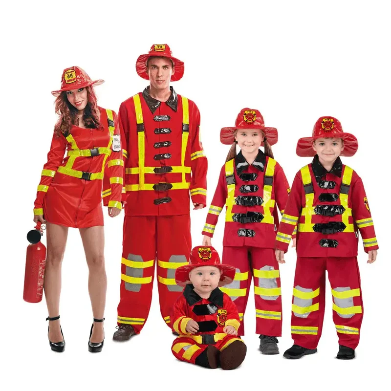 Disfraz de Bombero adulto talla ML
