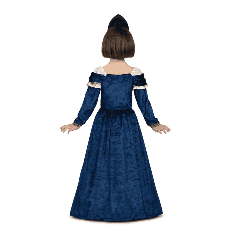 Disfraz de Dama medieval 7-9 años infantil