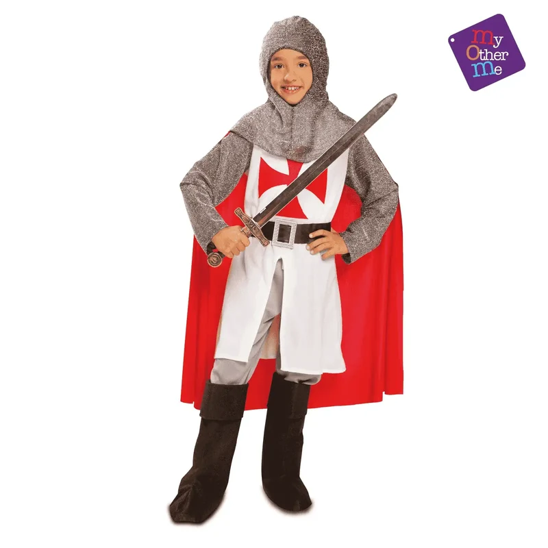 Disfraz de Caballero medieval con capa 10-12 años infantil