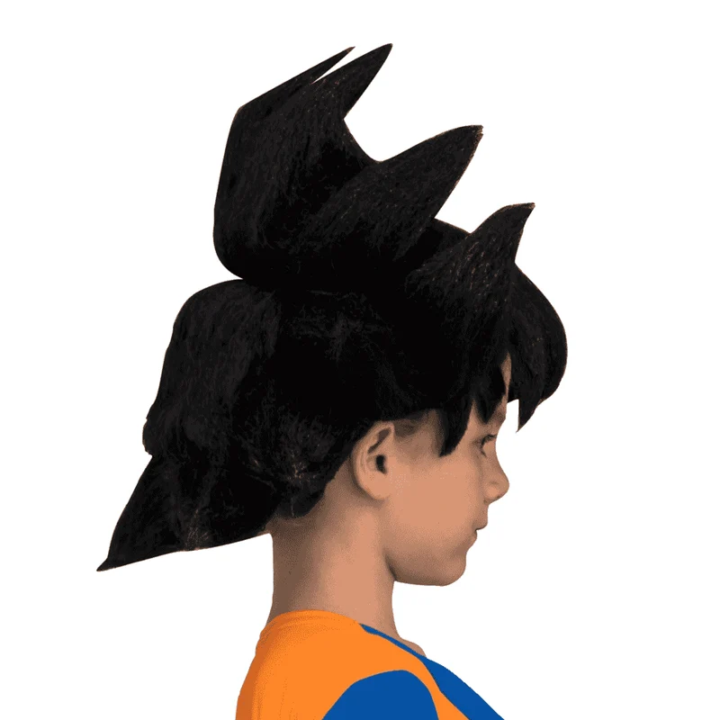 Peluca Goku para disfraz