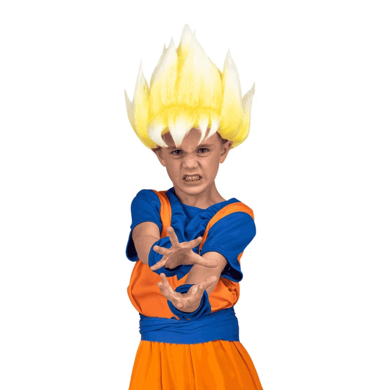Peluca Saiyan goku para disfraz