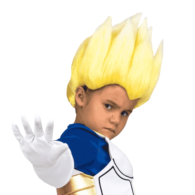Peluca Saiyan vegeta para disfraz