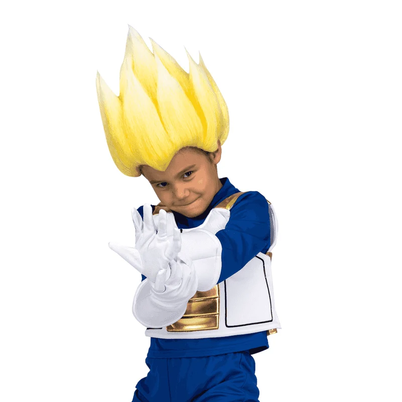 Peluca Saiyan vegeta para disfraz