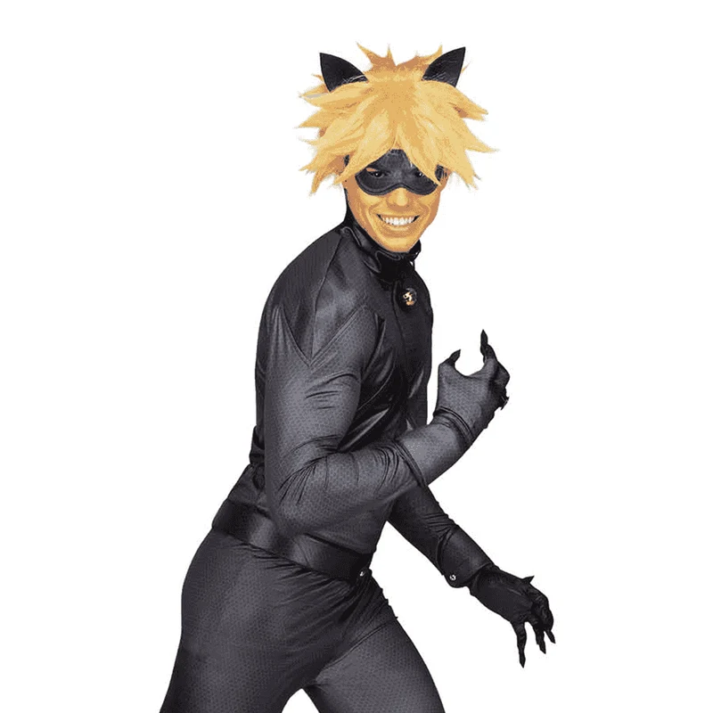 Peluca Cat noir para disfraz