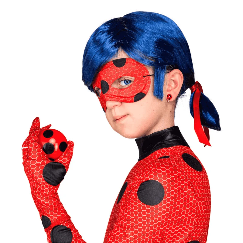 Peluca Ladybug para disfraz