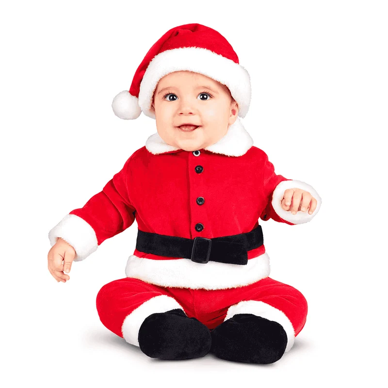 Disfraz de Papá noel cotton 0-6 meses bebé