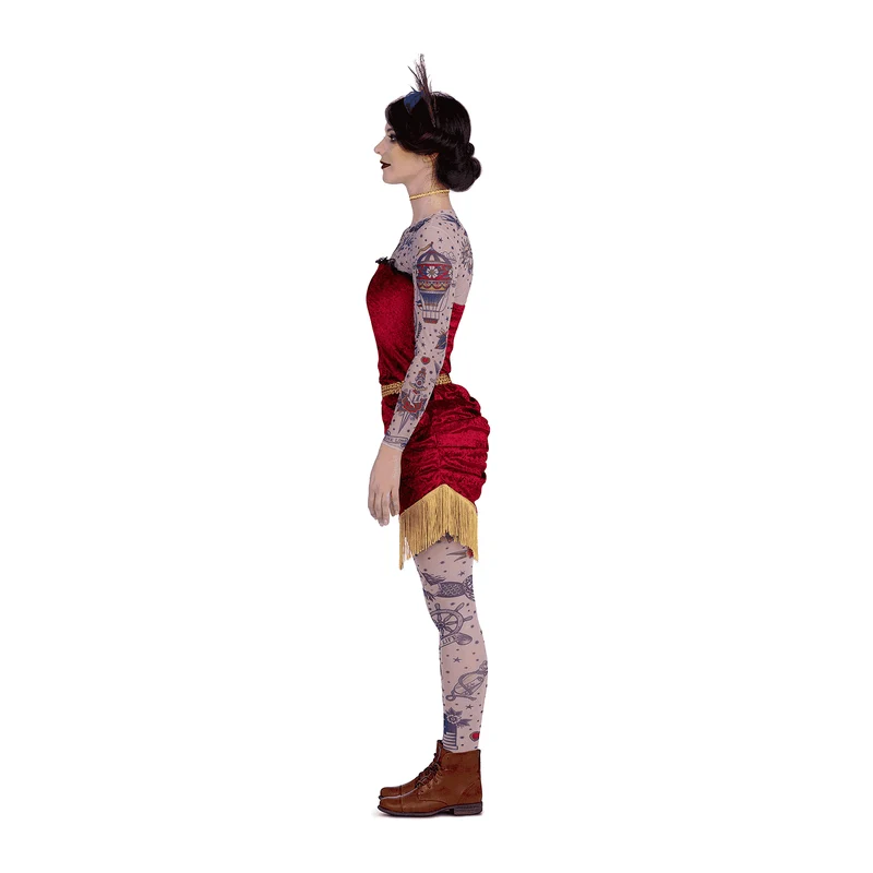 Disfraz de Mujer tatuada adulto talla M
