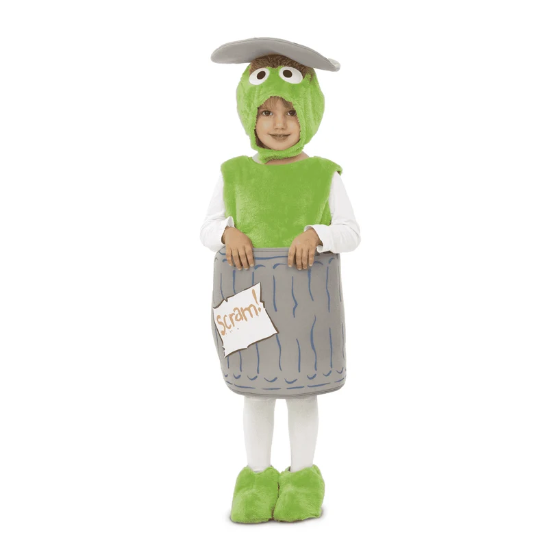 Disfraz de Peluche oscar el gruñón 3-4 años infantil