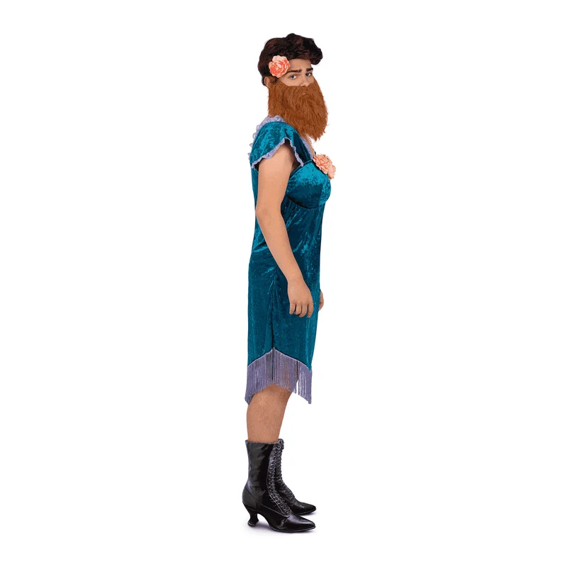 Disfraz de Mujer barbuda para hombre adulto talla M