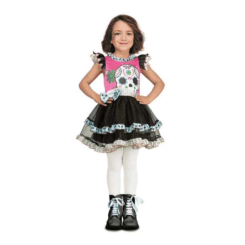 Disfraz de Calaverita colores 7-9 años infantil