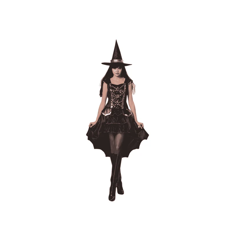 Disfraz de Bruja plateada adulto talla ML