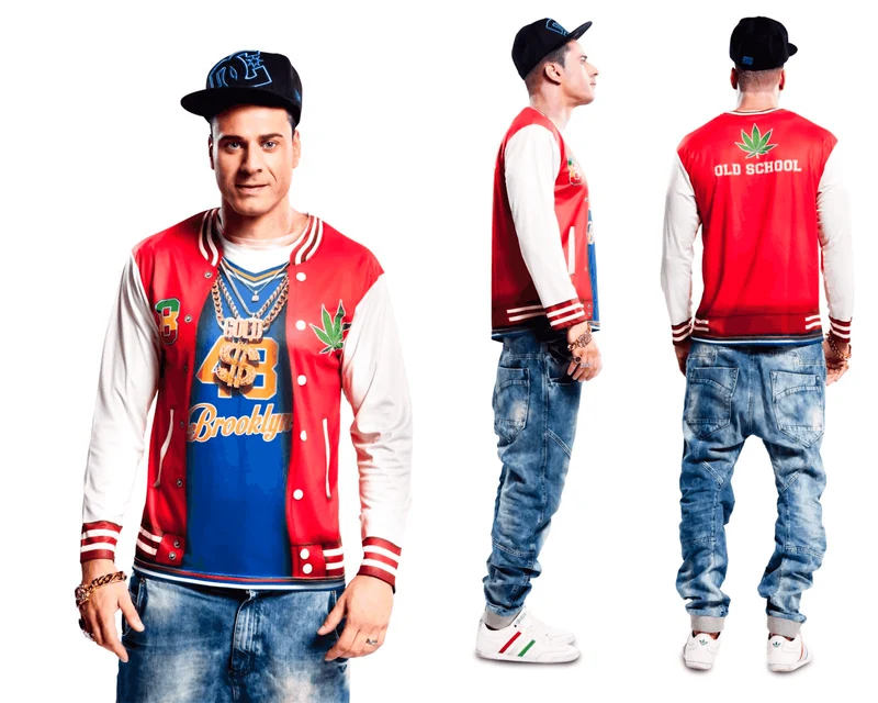 Disfraz de Rapper adulto talla XL
