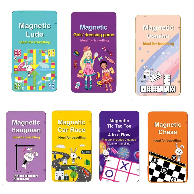 Juegos Magnéticos Clásicos en Lata surtidos