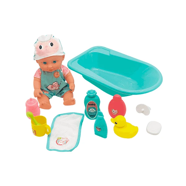 Bebé Bañerita Mini PequeBB con accesorios de baño