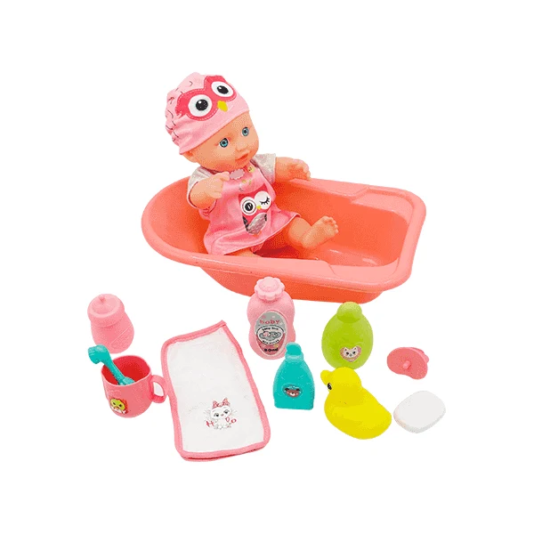 Bebé Bañerita Mini PequeBB con accesorios de baño