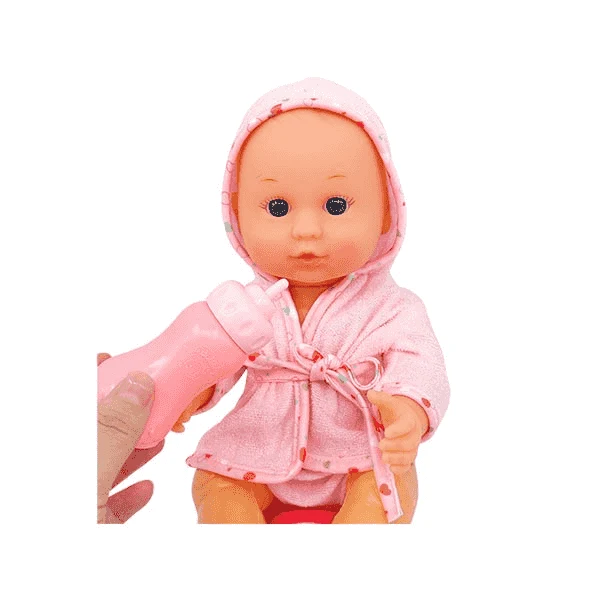 Bebé Bañera con accesorios PequeBB – Muñeca con bañerita y 13 piezas