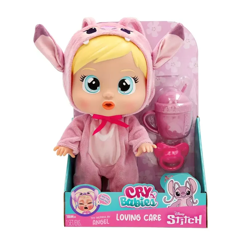 Bebés Llorones Loving Care Disney Stitch – Muñeco Angel