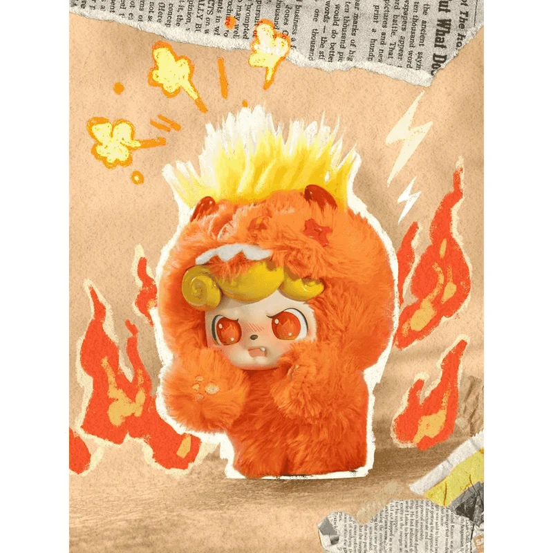 Figura sorpresa peluche coleccionable – Q.KID Emotional Hairy Monsters Series (Blind Box)