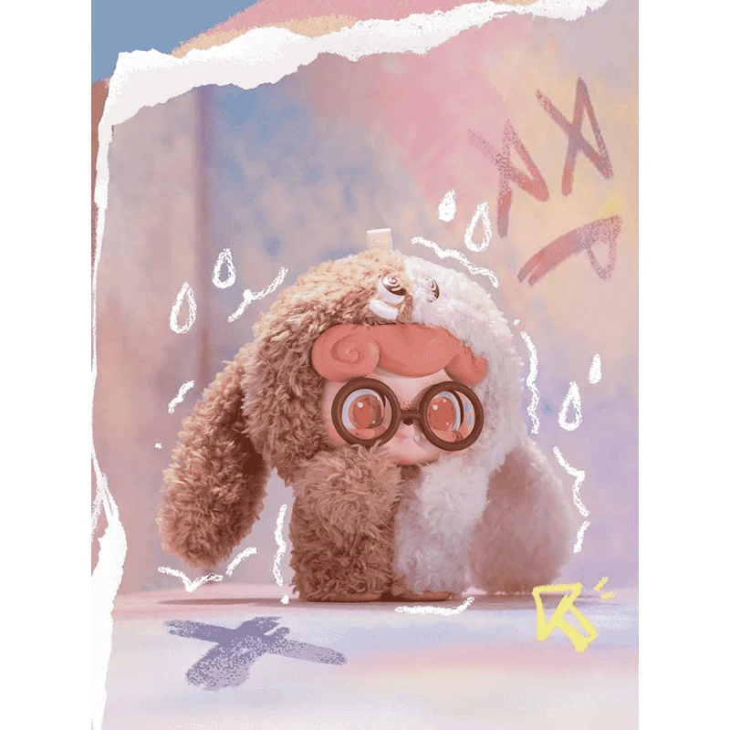 Figura sorpresa peluche coleccionable – Q.KID Emotional Hairy Monsters Series (Blind Box)