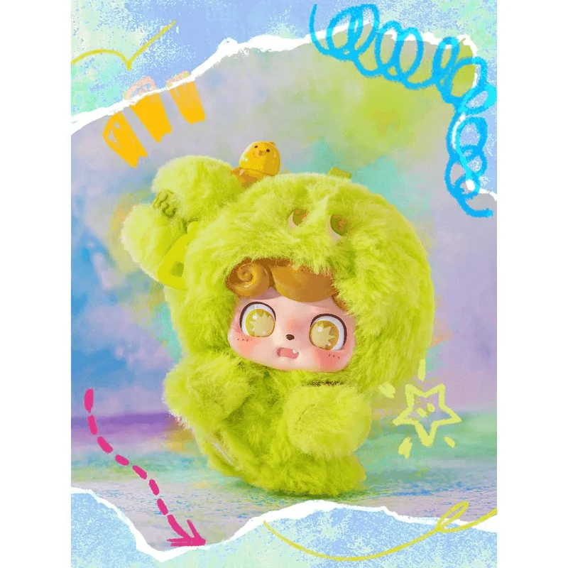 Figura sorpresa peluche coleccionable – Q.KID Emotional Hairy Monsters Series (Blind Box)