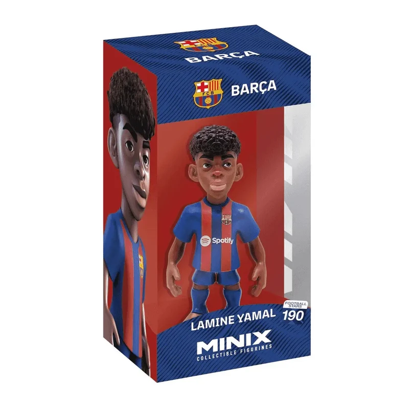 Figura Coleccionable Minix Football FC Barcelona Lamine Yamal (12 cm)