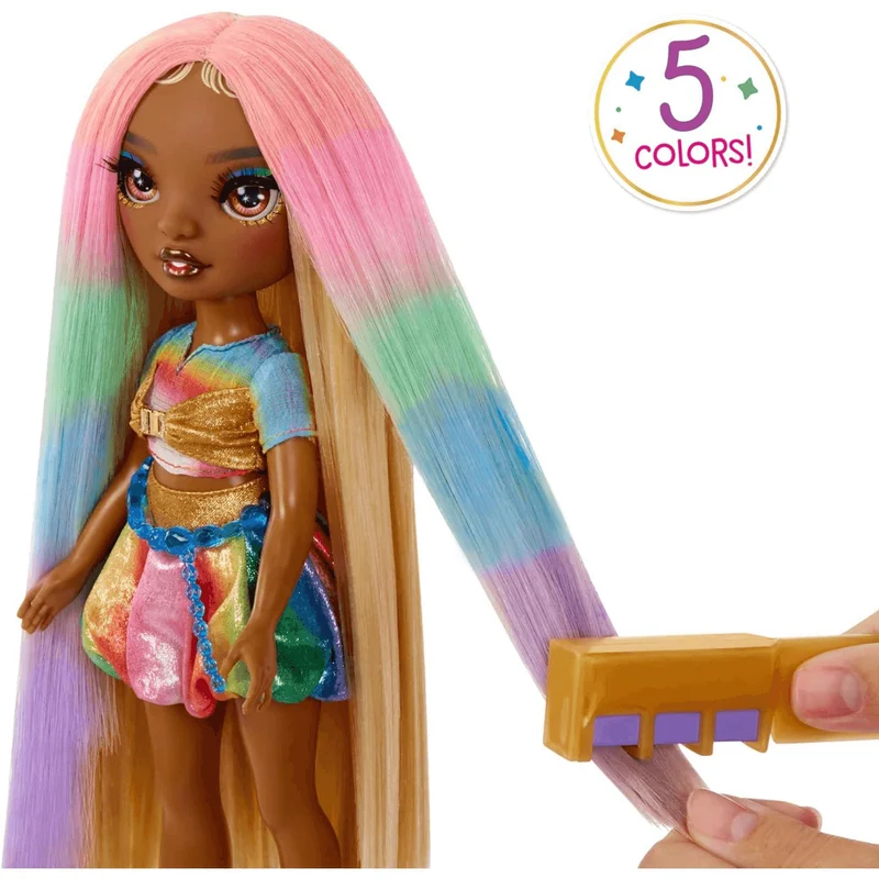 Rainbow High Muñeca Hair Chalk & Style- Meline