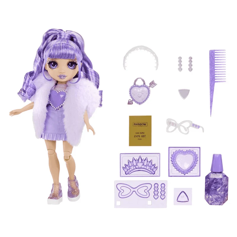 Rainbow High Creative Crystals Fashion Doll Violet Willow