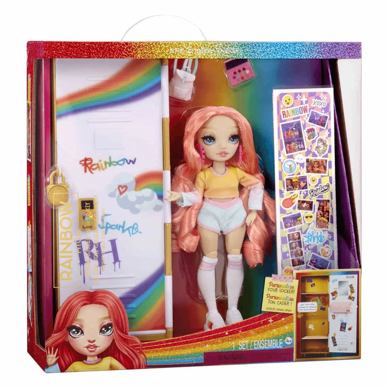Rainbow High Playset Taquilla con Muñeca