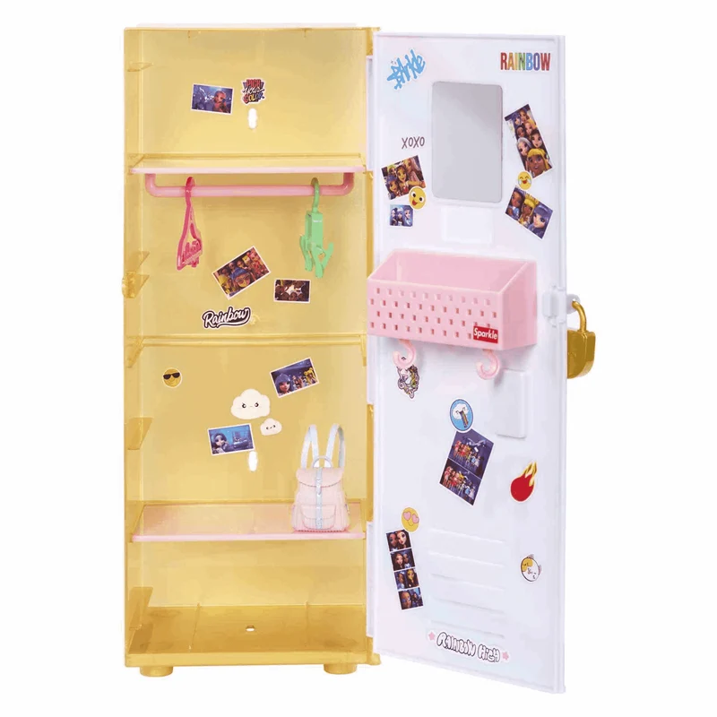 Rainbow High Playset Taquilla con Muñeca