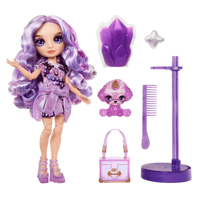 Muñeca Rainbow World Violet Purple