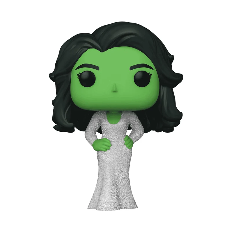 Funko Pop SheHulk Lista Para Una Una Fura Fuerza Inteligente Y Poderosa En Tu Coleción.