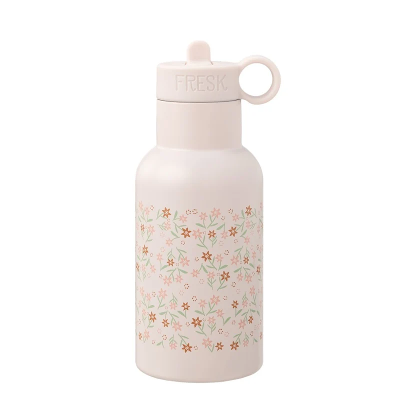 Botella Acero Térmica Flores 350ml · Fresk