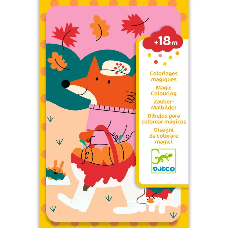 Colorear con agua 4 temporadas · DJECO