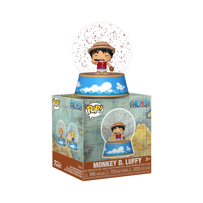 Funko Mini Glitter Globe: One Piece - Luffy