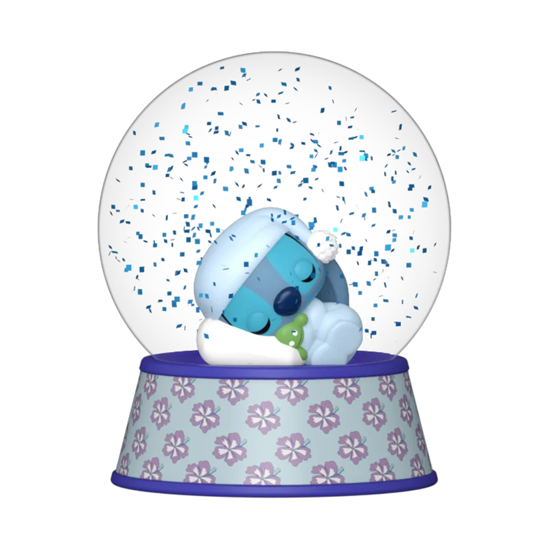 Funko Mini Glitter Globe: Disney Lilo Y Stitch - Stitch Durmiendo