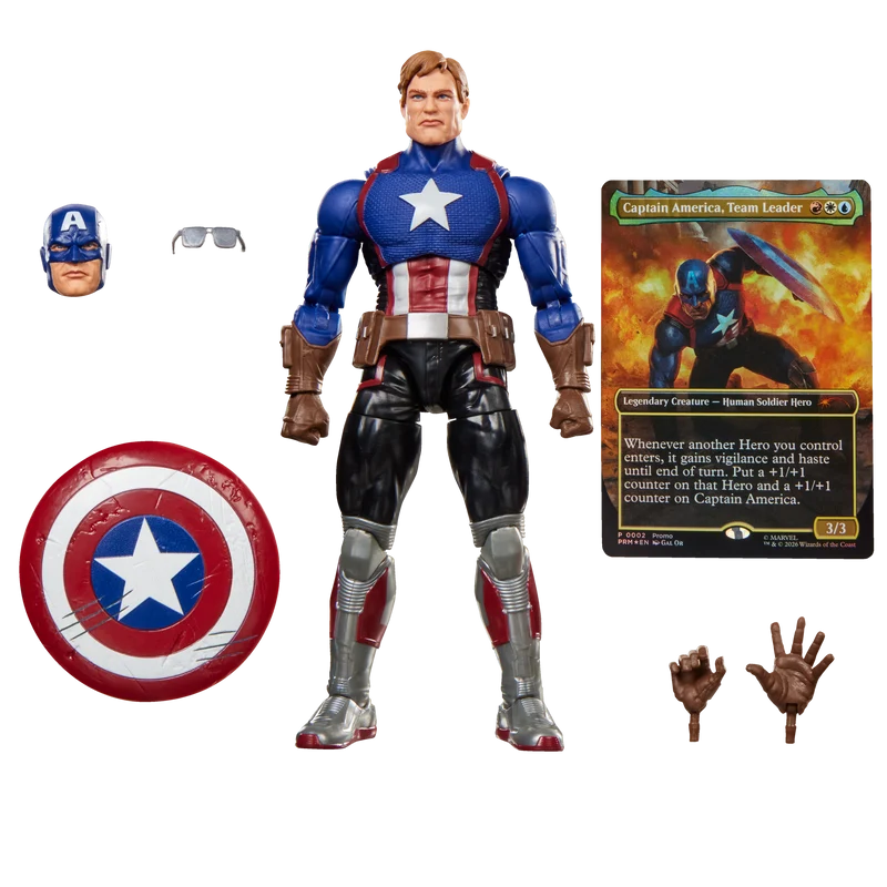 Marvel Legends Series: Magic The Gathering Super Heroes - Capitan America