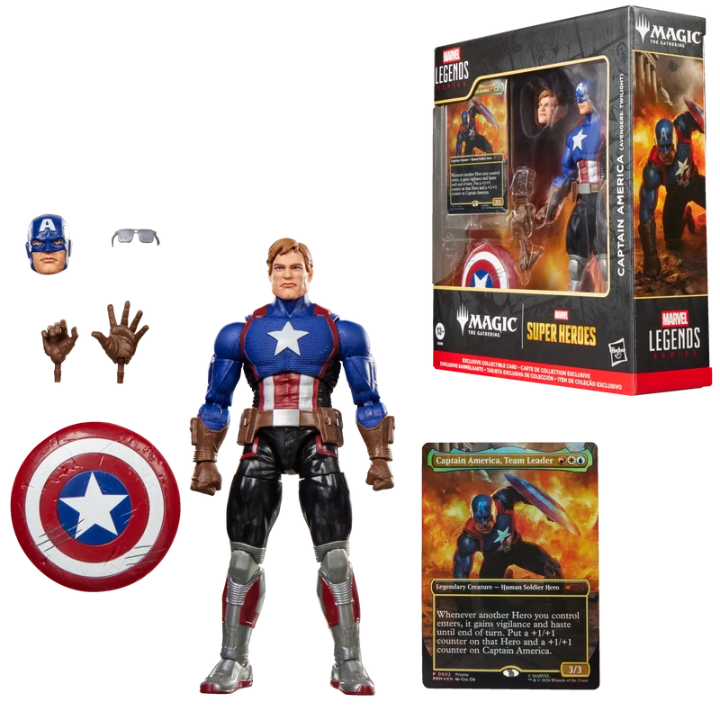 Marvel Legends Series: Magic The Gathering Super Heroes - Capitan America