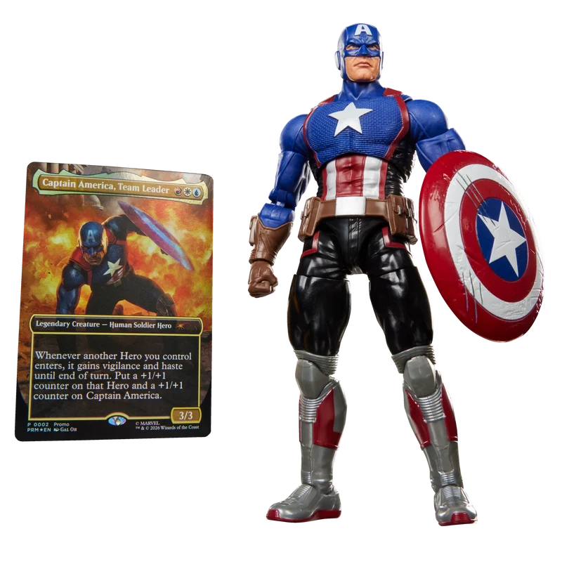 Marvel Legends Series: Magic The Gathering Super Heroes - Capitan America