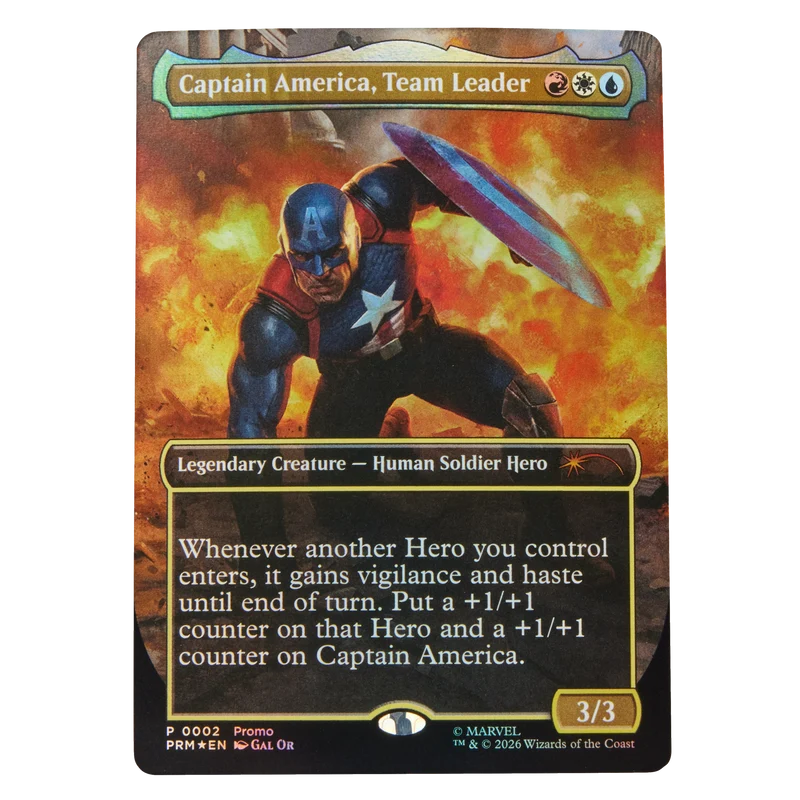 Marvel Legends Series: Magic The Gathering Super Heroes - Capitan America