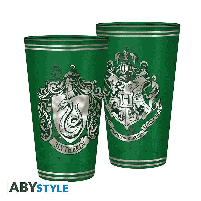 Set 2 Vasos XXL Harry Potter Gryffindor y Slytherin 400 ml