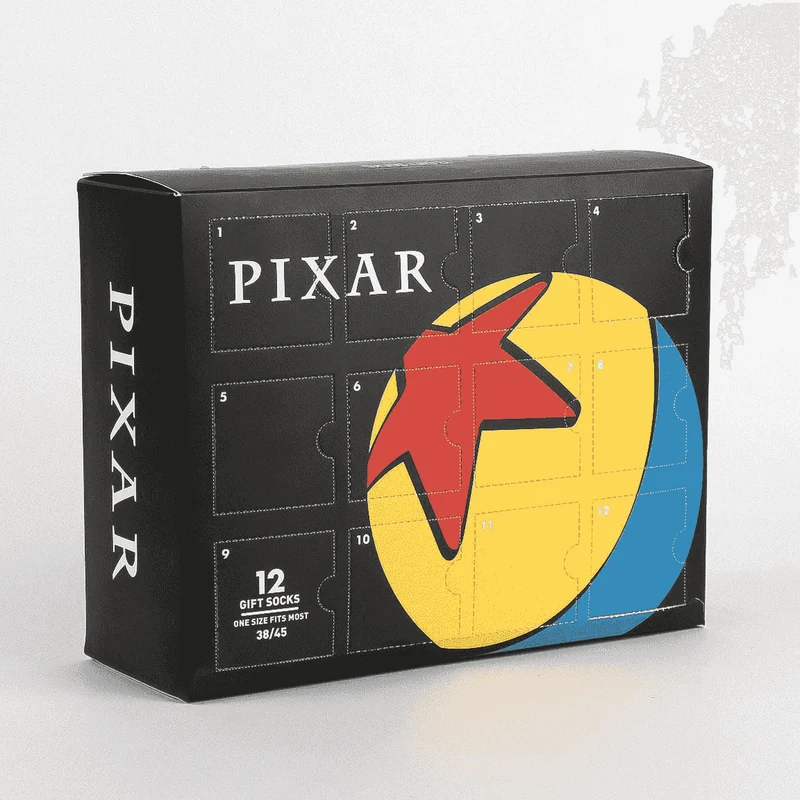 Pack 12 Calcetines Disney Pixar Cerdá Talla 38-45