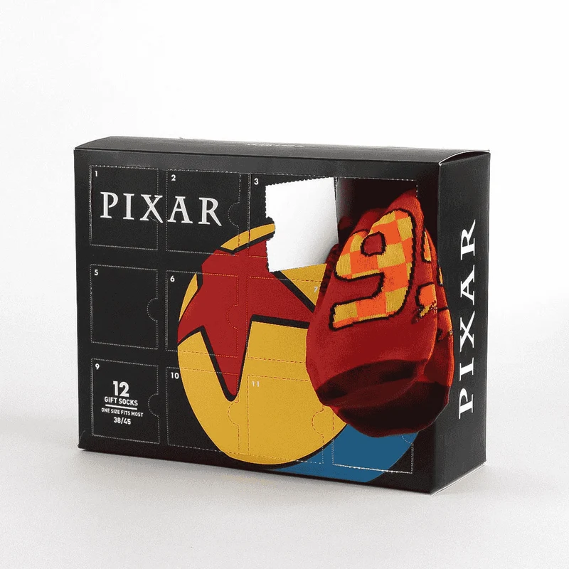 Pack 12 Calcetines Disney Pixar Cerdá Talla 38-45